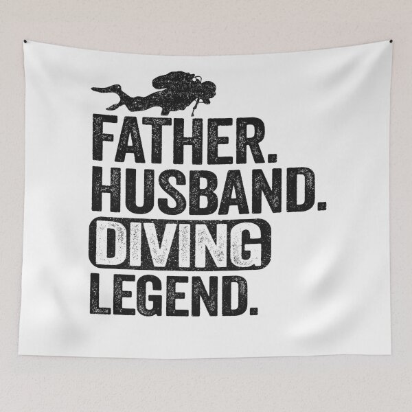 Item preview, Father Husband Diving Legend Scuba Diving Dad Gift designed and sold by Stronzi.