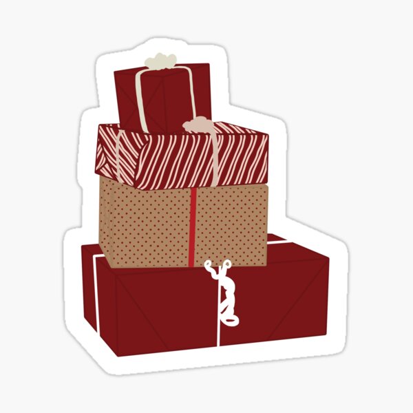 Item preview, Stack of Christmas Presents designed and sold by Allie Brown.
