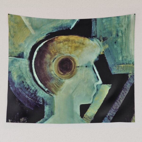 Item preview, Oskar Schlemmer, Girl's Head with Silver, 1913 designed and sold by SEEMUELLER.