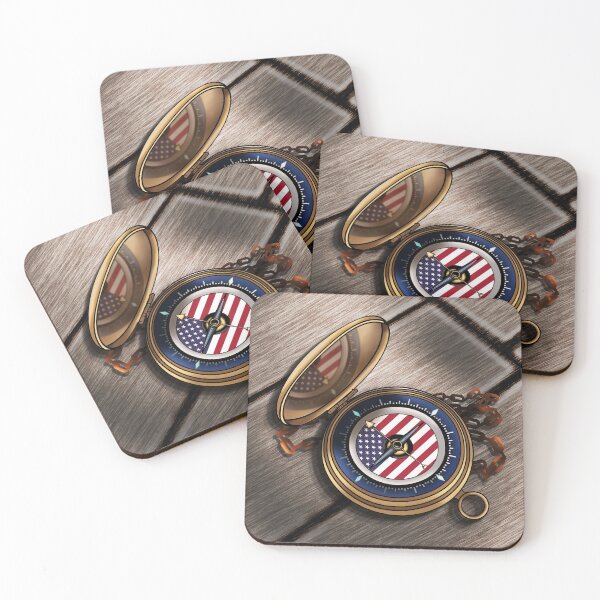 Item preview, Opened Pocket Nautical Compass: USA designed and sold by iduzarts.