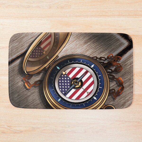 Item preview, Opened Pocket Nautical Compass: USA designed and sold by iduzarts.