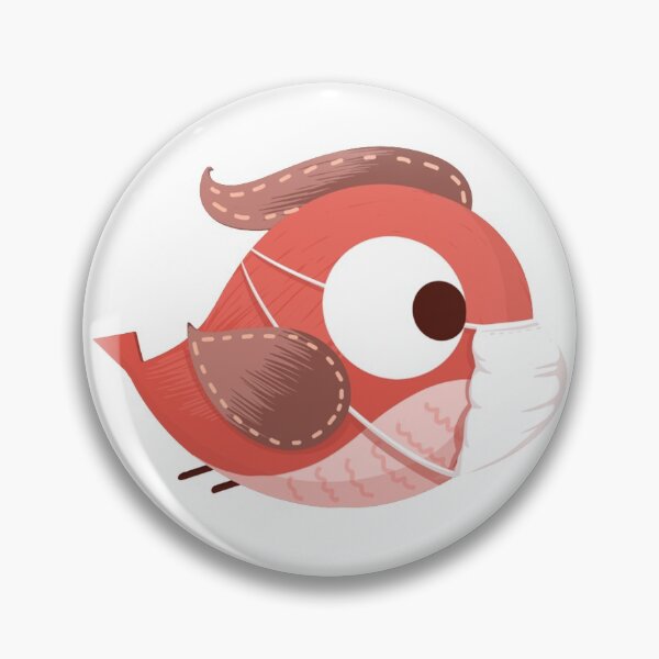 Item preview, Don't Panic Cute Masked Bird designed and sold by Rickann.