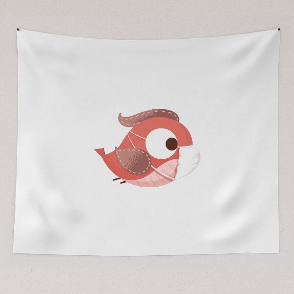Item preview, Don't Panic Cute Masked Bird designed and sold by Rickann.