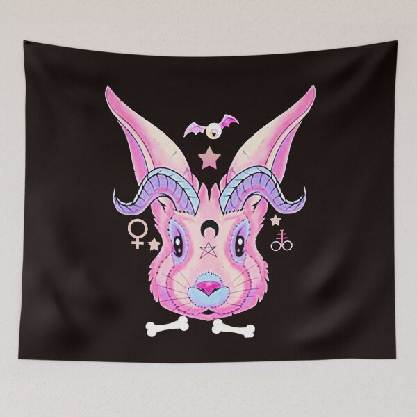 Item preview, Creepy satanic bunny occult gothic pentagram rabbit nu goth 2021 shirt designed and sold by RobinsonBeni854.