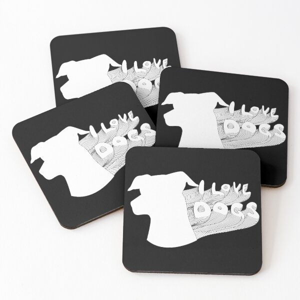 Item preview, I love dogs designed and sold by hojhojart.