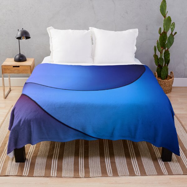Item preview, Blue Pink Black Abstract Gradient Curves designed and sold by ArtistPlayStore.