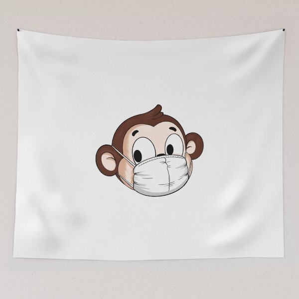 Item preview, Don't Panic Masked Monkey designed and sold by Rickann.