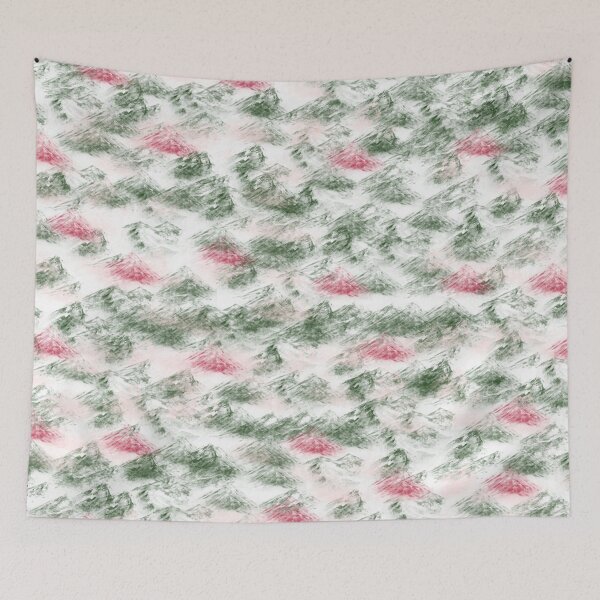 Item preview, Abstract nature green and pink design designed and sold by Arimona.