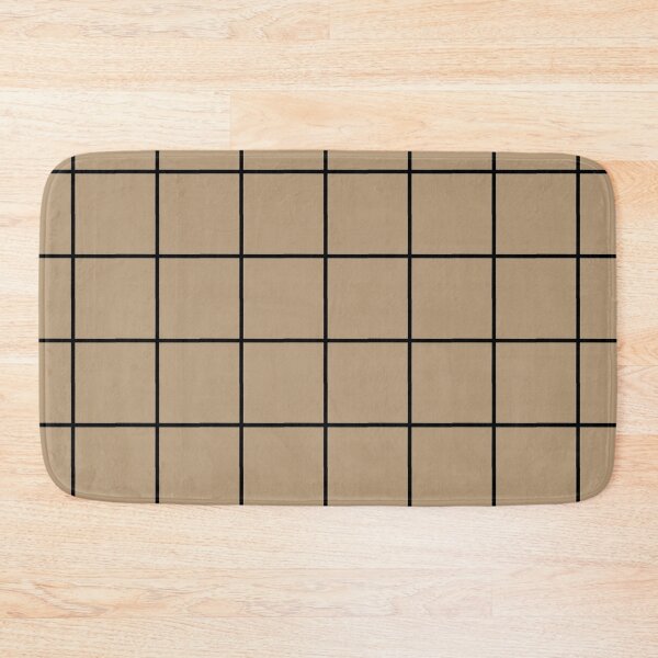 Item preview, Beige and Black Grid designed and sold by Kiwis-Colors.