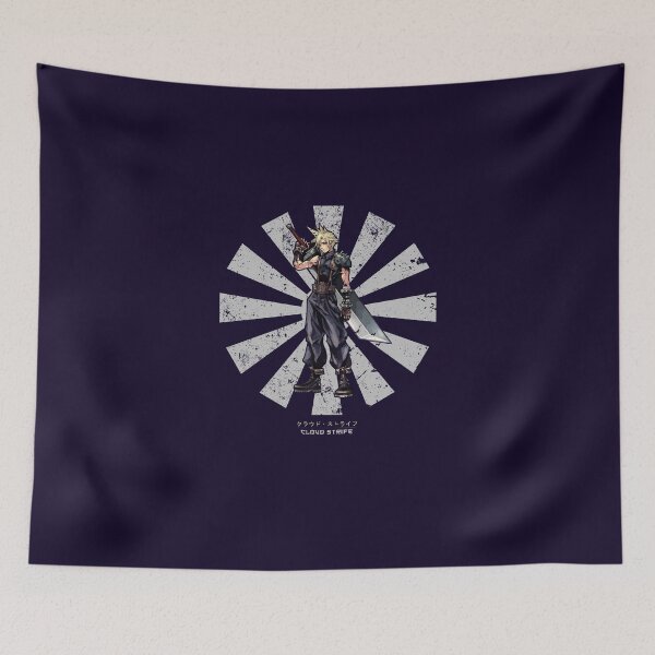 Item preview, Cloud Strife Retro Japanese Final Fantasy designed and sold by Nova5.