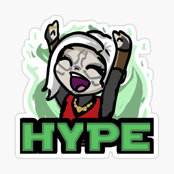 Hype Emote | RuthlessNightsister Sticker
