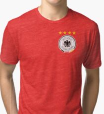 Germany Soccer European Football Crest Tri-blend T-Shirt