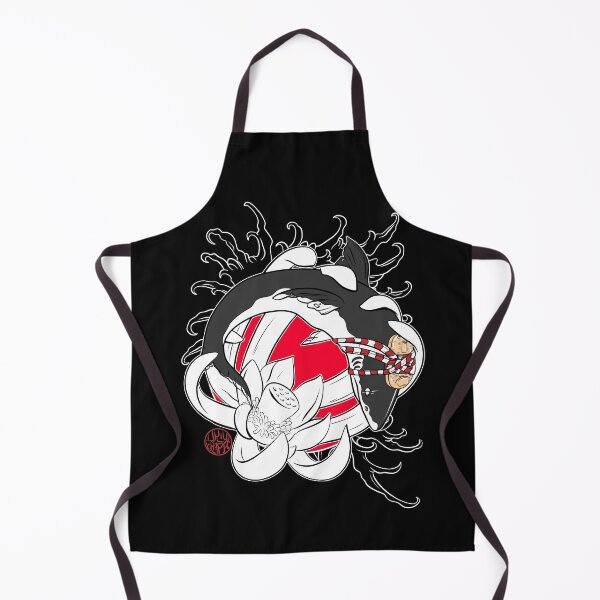 Item preview, Japanese shark and lotus designed and sold by Ukiyograph.