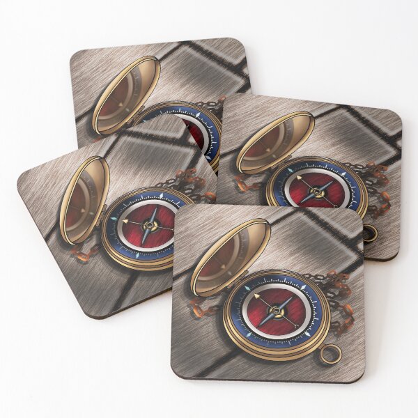 Item preview, Opened Pocket Nautical Compass designed and sold by iduzarts.