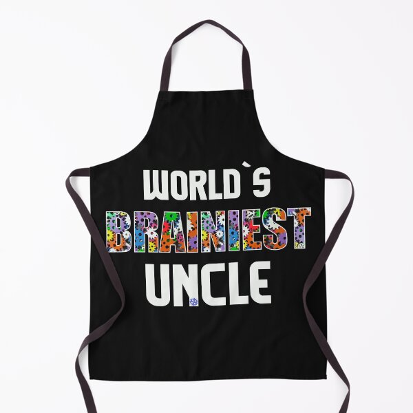 Item preview, Worlds Brainiest Uncle Smart Clever Brain Intelligent Kinsman Gift designed and sold by TheAplus.