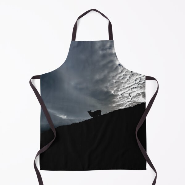 Item preview, In the dark, a lone sheep wanders on Croagh Patrick mountain in Ireland designed and sold by AlbertMi.