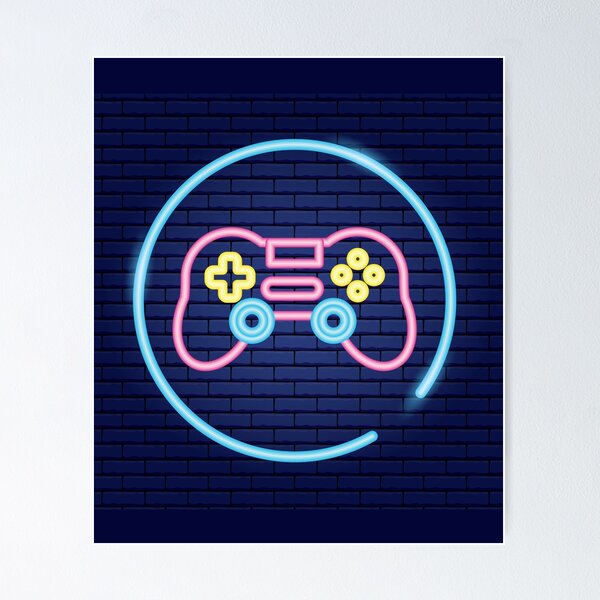 Gamer Meditation Alien Joystick Video Game Wall Decal Stickers