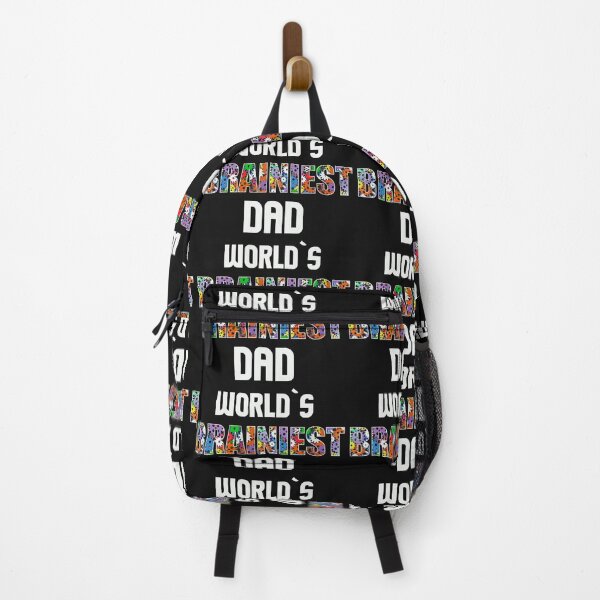 Item preview, Worlds Brainiest Dad Smart Clever Brain Intelligent Daddy Father Gift designed and sold by TheAplus.