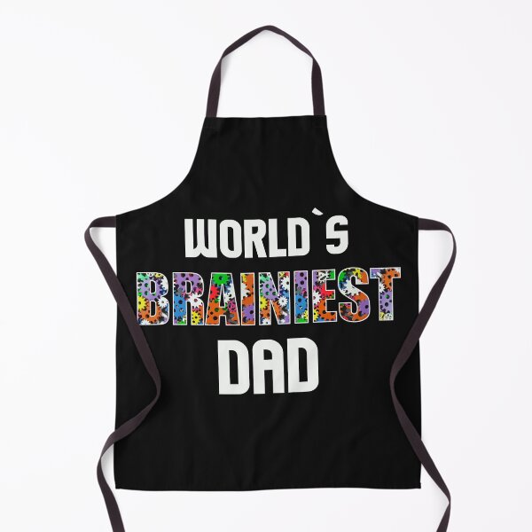 Item preview, Worlds Brainiest Dad Smart Clever Brain Intelligent Daddy Father Gift designed and sold by TheAplus.