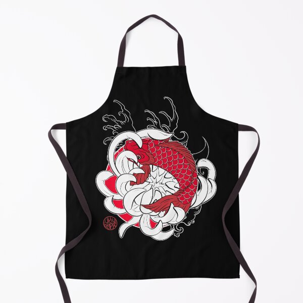 Item preview, Koi carp and Japanese lotus designed and sold by Ukiyograph.