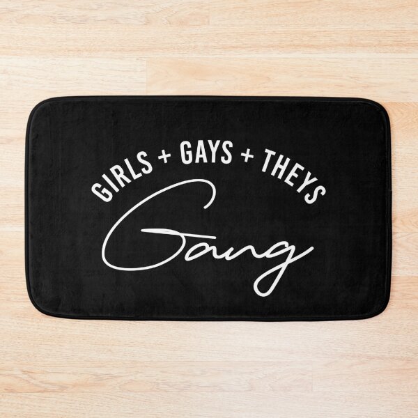 Item preview, Girls, Gays, and Theys Gang - Progress Pride - Inclusive Feminism designed and sold by UBUCO.