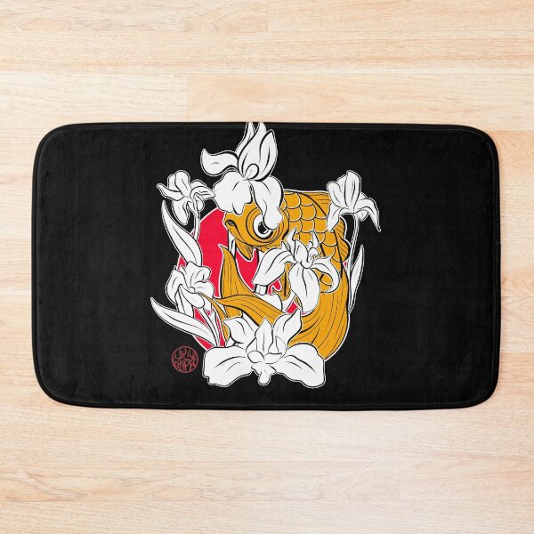 Item preview, Goldfish between irises designed and sold by Ukiyograph.