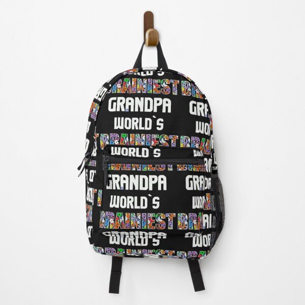 Item preview, Worlds Brainiest Grandpa Smart Clever Brain Intelligent Granddad Father Gift designed and sold by TheAplus.