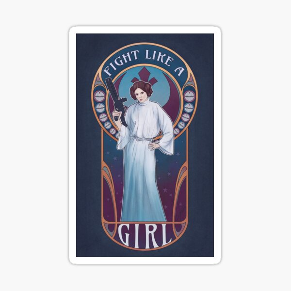 Fight Like A Girl Sticker