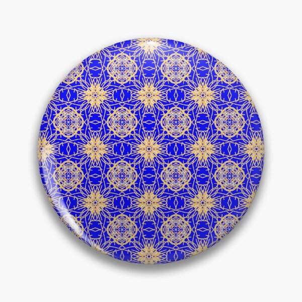 Item preview, diamantes dorados en azul designed and sold by Chakraflowerdesign.