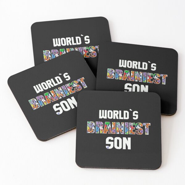 Item preview, Worlds Brainiest Son Smart Clever Brain Intelligent Stepson Offspring Gift designed and sold by TheAplus.