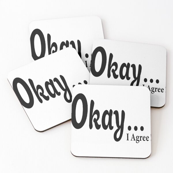 Item preview, Ok I Agree T-shirt simple for all her him white lie  designed and sold by Shirt-u.