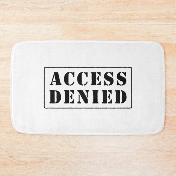 Item preview, Access Denied black stamp designed and sold by svanaerschot.