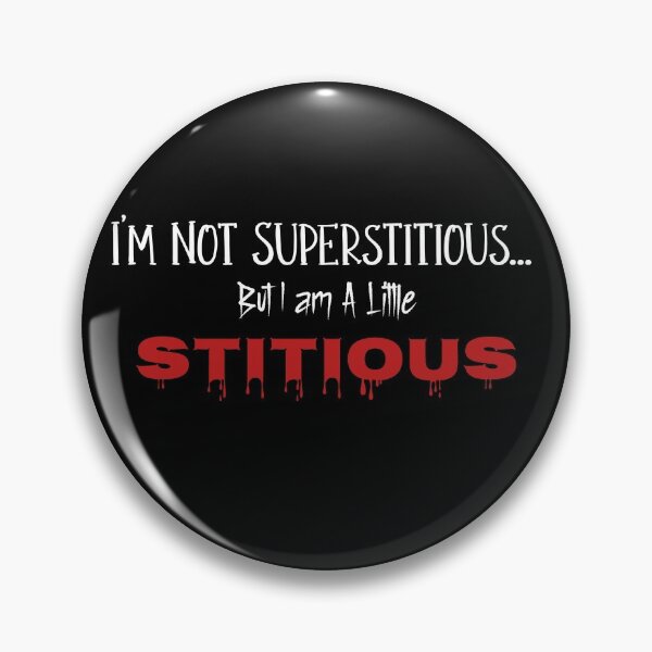 Item preview, I'm Not Superstitious  designed and sold by StoneColdMovies.