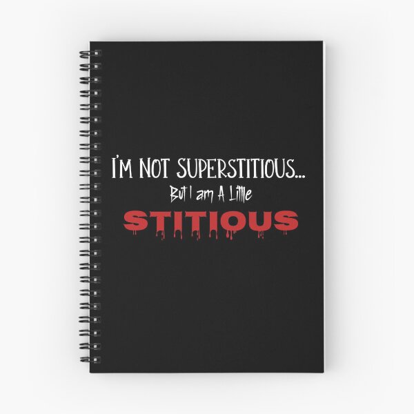 Item preview, I'm Not Superstitious  designed and sold by StoneColdMovies.