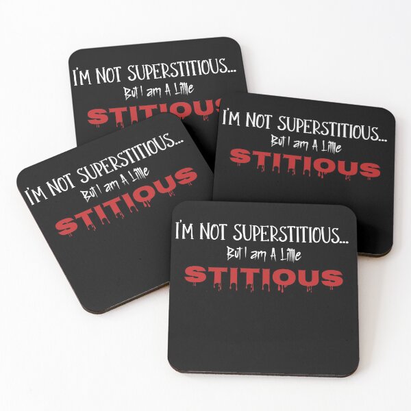 Item preview, I'm Not Superstitious  designed and sold by StoneColdMovies.