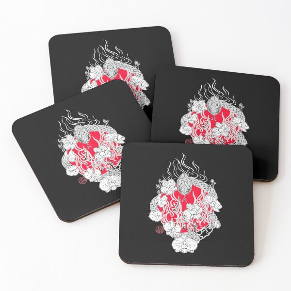 Item preview, Japanese snake and orchids designed and sold by Ukiyograph.