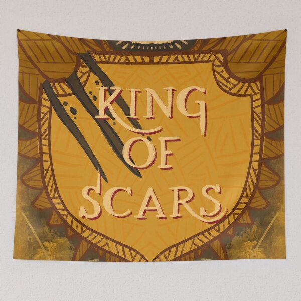 Item preview, King of Scars Book Cover  designed and sold by Manda Lyn LaCorte.
