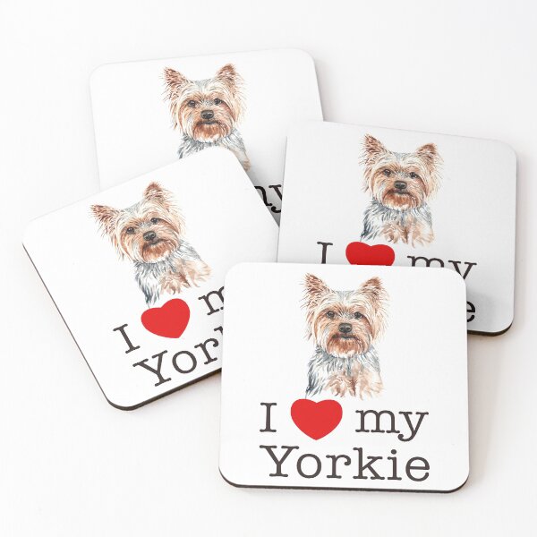 Item preview, I Love My Yorkie - Yorkshire Terrier Dog designed and sold by Marc Scott-Parkin.