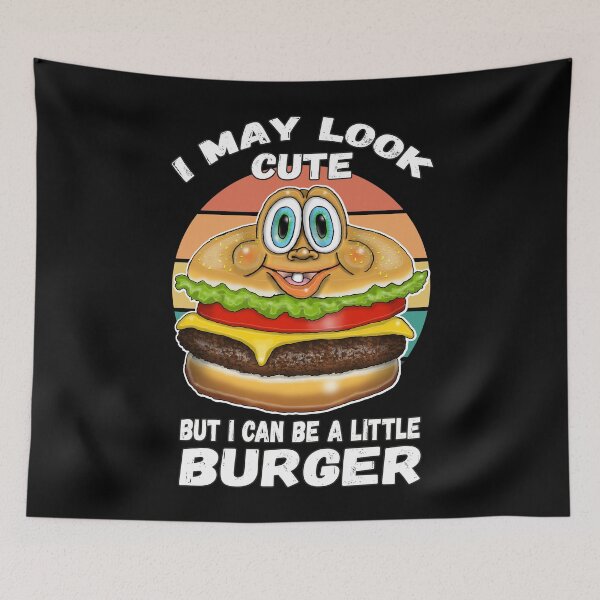 Item preview, Food Gone Wild Funny Burger BBQ designed and sold by Status71.