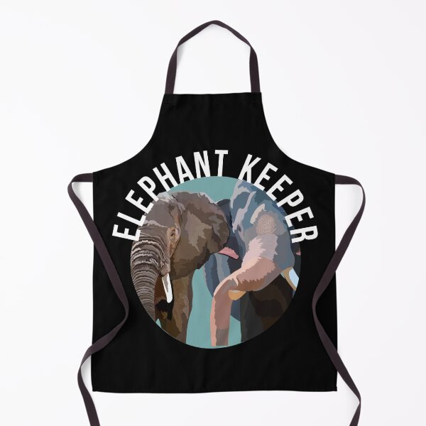Item preview, E is for Elephant Keeper,Elephant Keeper Design – Dedicated Care and Conservation of Gentle Giants Artwork designed and sold by PrettylittlepastelUk.