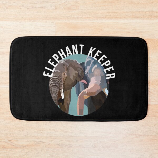 Item preview, E is for Elephant Keeper,Elephant Keeper Design – Dedicated Care and Conservation of Gentle Giants Artwork designed and sold by PrettylittlepastelUk.