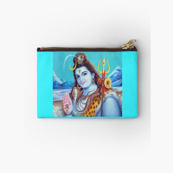 Item preview, Adiyogi Shiva the Vintage-style Indian Hindu Devotional art designed and sold by aruvanita.