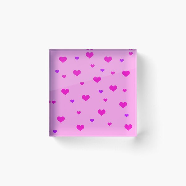 Item preview, Pink and Purple Cute Hearts designed and sold by babyjoonie.