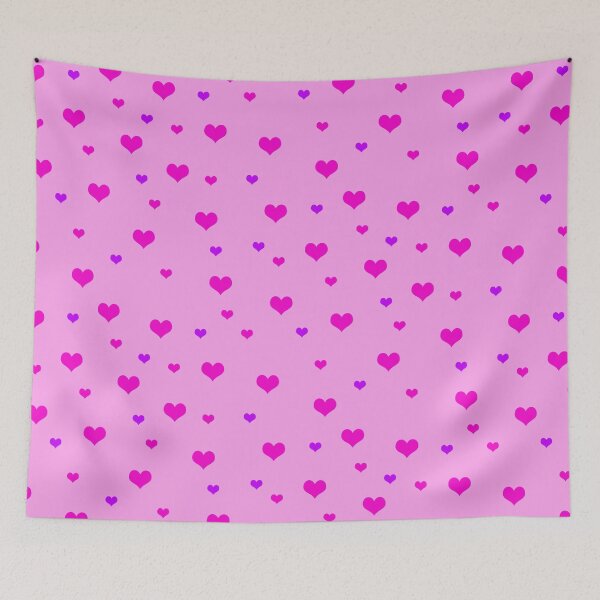 Item preview, Pink and Purple Cute Hearts designed and sold by babyjoonie.