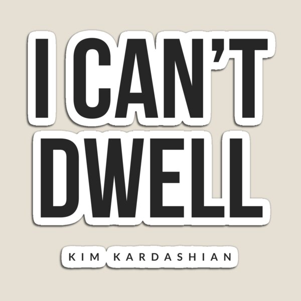 Aperçu de l'œuvre Kim kardashian I can’t dwell USA reality  créée et vendue par Tropical Blood.