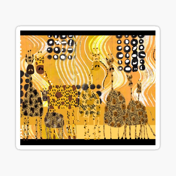 Item preview, A Gathering of Giraffes designed and sold by SingleLMichele.