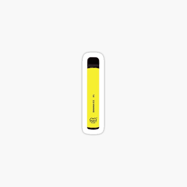 Barre de bouffée de glace à la banane Plus Sticker
