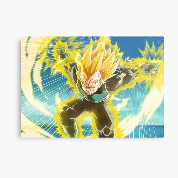 Vegeta Final Flash Metal Prints for Sale