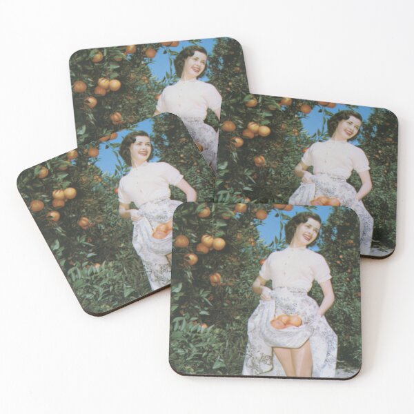 Item preview, Florida Postcard - Collecting oranges in her dress designed and sold by Lowtech.