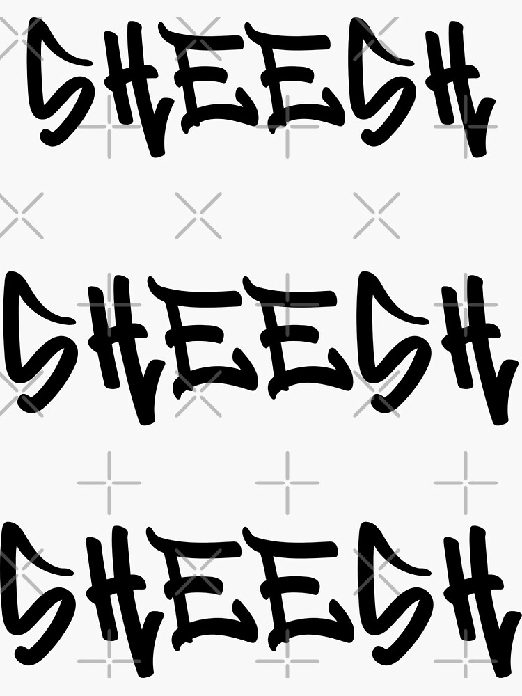 "Sheesh Pack V3" Sticker for Sale by RelatableTexts Redbubble